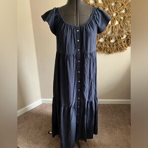 Wishlist Navy Blue Maxi Dress Size M